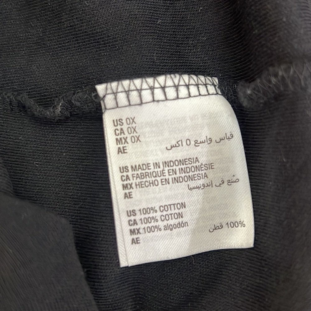 {Karen Scott}Women’s Sz 0X Black 3/4 Sleeve T-shirt - Picture 4 of 6